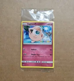 Build a Bear Pokemon Card Jigglypuff Promo Trading 71/111 2017 SEALED NEW RARE! - Image 1