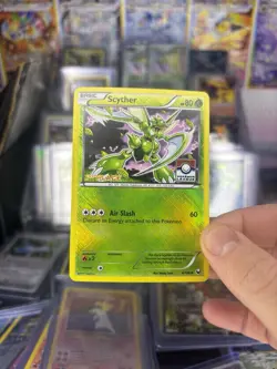 Pokemon League Scyther Card 4/108 1st Place Beautiful Condition - Image 2
