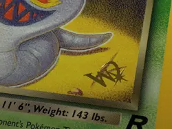 Pokemon Trading Card TCG Team Rocket Dark Arbok 19/82 W Stamp - Image 3