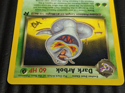 Pokemon Trading Card TCG Team Rocket Dark Arbok 19/82 W Stamp - Image 4