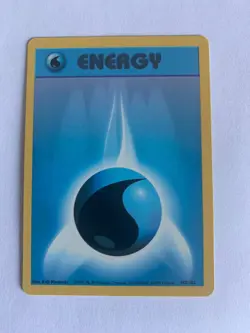 Water Energy 102/102 - Base Set 1999 Pokemon card NM-LP - Image 1