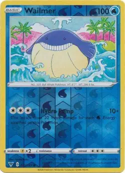 POKEMON TCG - VIVID VOLTAGE - WAILMER - REVERSE HOLO - 031/185 - Image 1