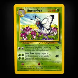 Pokemon TCG Jungle Butterfree #33/64 Uncommon WoTC Vintage LP - Image 1