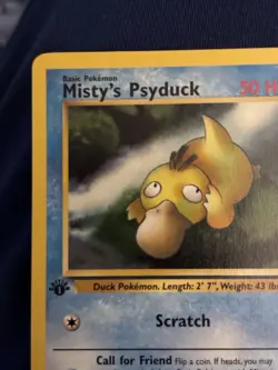 Pokemon TCG Misty's Psyduck Gym Heroes 1st Edition Uncommon Basic 54/132 50 HP . - Image 3