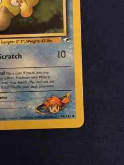 Pokemon TCG Misty's Psyduck Gym Heroes 1st Edition Uncommon Basic 54/132 50 HP . - Image 4