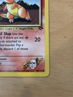 Pokemon TCG Blaine's Charmander Gym Challenge 60/132 1st Edition Basic 50 HP En. - Image 3