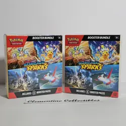 Surging Sparks Booster Bundle - LOT OF 2 - Sealed New - Pokemon TCG - Image 1