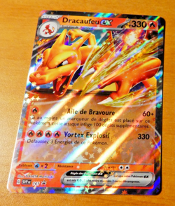 POKEMON CARD HOLO CARTE SVP 161 DRACAUFEU EX FR MINT 2025 - Image 1