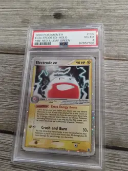 PSA 4 2004 Pokemon Electrode EX-Holo Fire Red & Leaf Green - Image 1