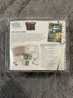 Scarlet & Violet 151 Pokemon Center Elite Trainer Box PC ETB SEALED W/Case - Image 3