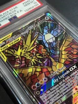 Moltres Zapdos Articuno GX PSA 10 Gem Mint Pokemon Tag Team Promo Legendary - Image 2