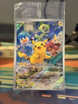 Pokemon Scarlet & Violet Promo Pikachu #027 Sealed - Image 1