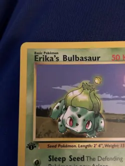 Pokemon TCG Erika's Bulbasaur Gym Challenge 39/132 1st Edition Uncommon 50 HP E. - Image 4