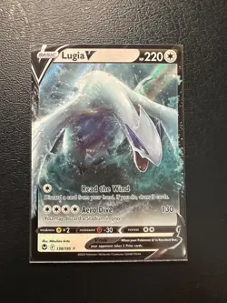 Pokemon 2022 TCG - Lugia V 138/195 - Ultra Rare Full Art - Silver Tempest - Image 1