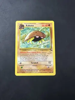 Pokemon TCG Kabuto W Gold Stamp Wizards Promo, WOTC 50/62 - Image 1