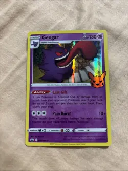 Gengar - 057/198 - Pokemon Chilling Reign Trick or Trade Booster Holo Rare NM - Image 1
