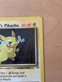 Pokemon TCG Lt. Surge's Pikachu Gym Heroes 1st Edition Basic 50 HP Common 81/132 - Image 5