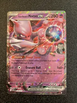 Pokemon TCG Ascended Heroes Team Rockets Mewtwo Ex 079/217 Near Mint - Image 1