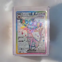 Pokemon TCG Espeon ex Holo Promo SVP175 Scarlet & Violet 270HP Psychic EX - Image 1