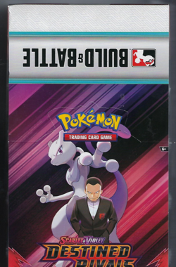 Pokemon Destined Rivals Build & Battle 10 Box Sealed Display - Image 1