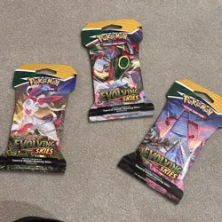 Pokemon Evolving Skies TCG Sleeved Booster Pack Brand New Factory Sealed - Image 2