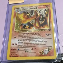 Pokemon TCG - Blaine’s Charizard #2 (Gym Challenge) MP *energy error* SWIRL 🌀 - Image 4