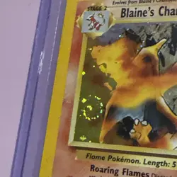 Pokemon TCG - Blaine’s Charizard #2 (Gym Challenge) MP *energy error* SWIRL 🌀 - Image 5