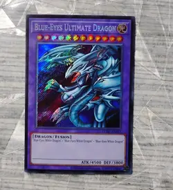 Blue-Eyes Ultimate Dragon LCKC-EN057 Secret Rare NM/MINT Yu-Gi-Oh TCG - Image 2