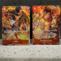 One Piece | Illustration Box Vol. 5 - Portgas.d.ace & Sabo Promos (Pair) - Image 1