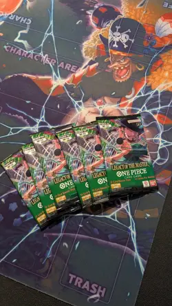 One Piece Legacy Of The Master OP-12 Seven 6x Booster Packs Lot English Sealed! - Image 1
