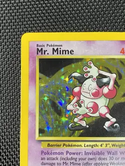 Mr. Mime 6/64 Holo Card Jungle Set 1999 Pokemon WOTC LP/NM - Image 2