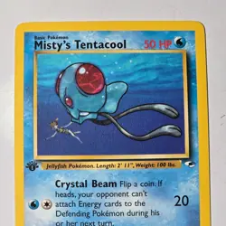 Pokemon Misty’s Tentacool 1st Edition Gym Heroes 57/132 WOTC Uncommon TCG Card - Image 2