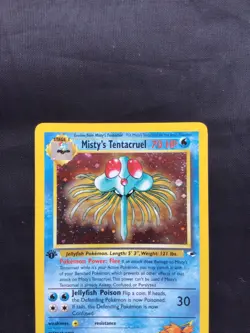 Pokemon Cards: Gym Heroes 1st Edition Rare Holo: Misty's Tentacruel 10/132 - Image 2