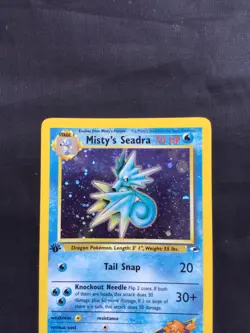 Pokemon Cards: Gym Heroes 1st Edition Rare Holo: Misty's Seadra 9/132 - Image 2