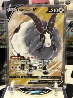 Dubwool V 188/192 Rebel Clash Full Art Ultra Rare Pokemon Card M/NM TCG BZ 13P - Image 1