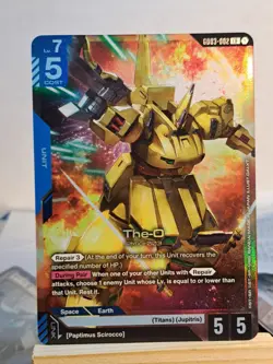 The-O GD03-002 LR NM English Steel Requiem Gundam Card Game - Image 1