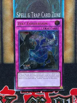 Yugioh Zekt Conversion GAOV-EN073 Ultimate Rare 1st Ed LP - Image 1