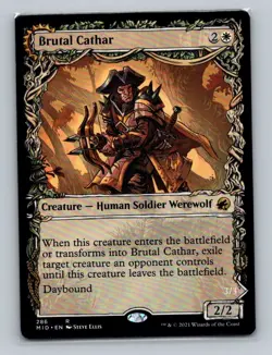 1x MTG - Brutal Cathar Showcase (286) - Innistrad Midnight Hunt - MID - NM - Image 1