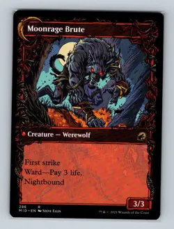 1x MTG - Brutal Cathar Showcase (286) - Innistrad Midnight Hunt - MID - NM - Image 2