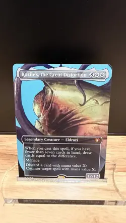 Kozilek the Great Distortion Borderless CMM #668 Mythic Creature MTG Commander - Image 1