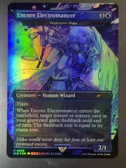 MTG Magic The Gathering Snapcaster Mage Encore Electromancer Foil Secret Lair - Image 1
