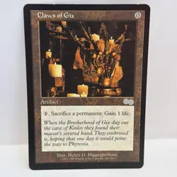 Claws of Gix - Urza's Saga - 1998 Magic the Gathering MTG #290 - Image 1