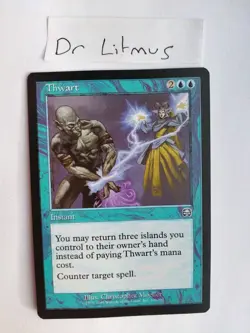 1x Thwart Mercadian Masques MTG Great Condition - Image 1