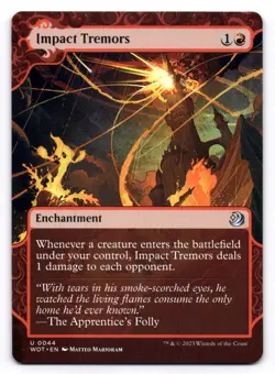 Impact Tremors NM Wilds of Eldraine: Enchanting Tales 0044 MTG Regular - Image 1