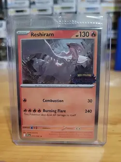 Reshiram Phantasmal Flames Release Day Stamped Promo Pokemon TCG 17/94 - Image 4