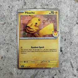 Pokemon Day 30th Anniversary Pikachu 051 /162 Stamped 2026 Promo CHEEK SWIRL 🌀 - Image 3