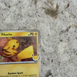Pokemon Day 30th Anniversary Pikachu 051 /162 Stamped 2026 Promo CHEEK SWIRL 🌀 - Image 4