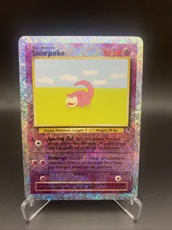 Pokemon TCG Slowpoke 93/110 Legendary Collection Reverse Holo LP Has Print Line - Image 1