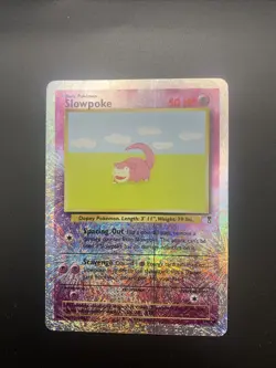 Pokemon TCG Slowpoke 93/110 Legendary Collection Reverse Holo LP Has Print Line - Image 4