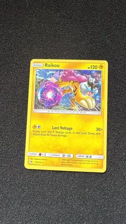 Pokemon Raikou 79/214 Lost Thunder Holo Near Mint - Image 1